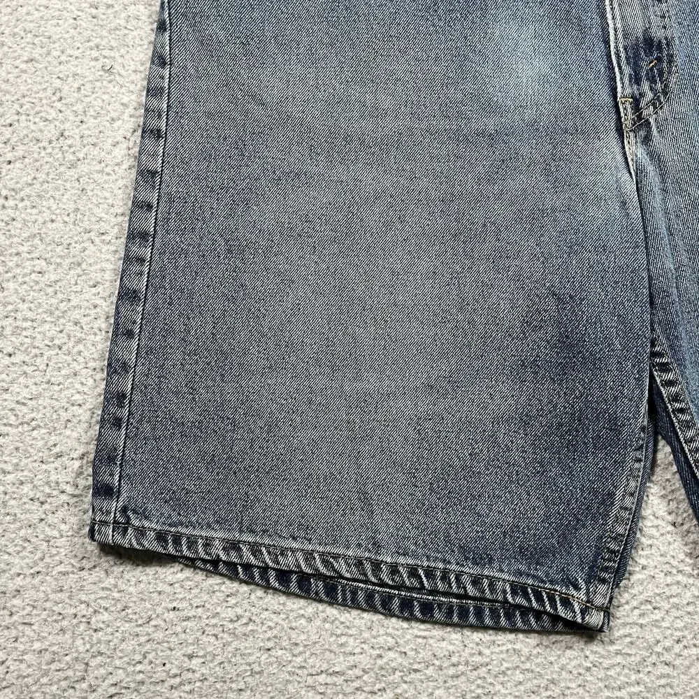 Vintage Levis 560 Shorts Mens 36 Blue Made USA Denim Baggy Jorts Loose Fit